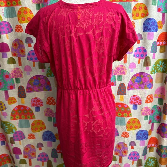 Lole Lace Semi Sheer Bathing Suit Cover Up/Dress. Medium - Picture 5 of 11